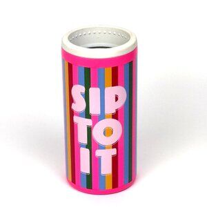 Packed Party Stainless Steel Slim Can Cooler Sip To It Seltzer Can Steel Coozy